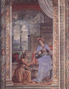 Annunciation2 by Ghirlandaio Domenico