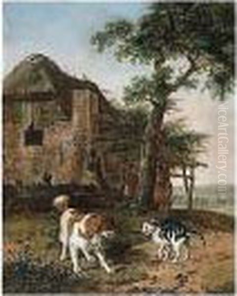 A Landscape With A Cat And A Dog - view 1