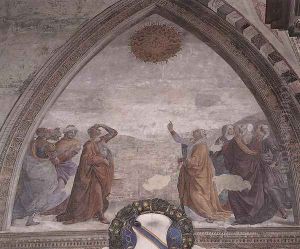 Meeting of Augustus and the Sibyl c. 1485