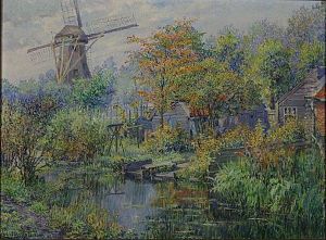 Moulin Au Bord De L'eau by Juliette Wytsman