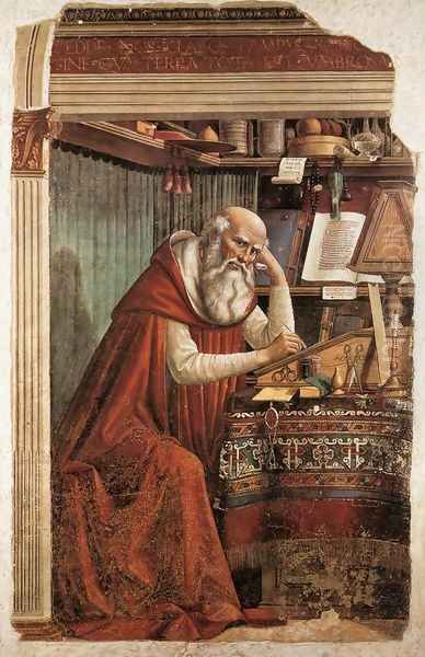St Jerome in his Study 1480 - view 1