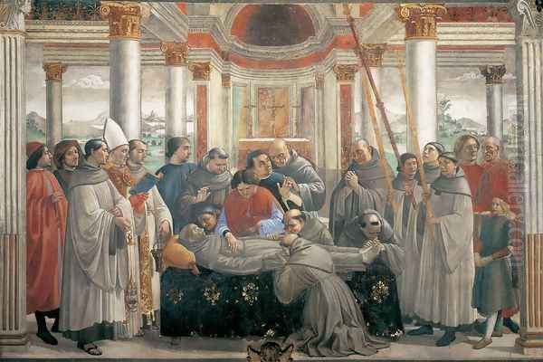 Obsequies of St. Francis - view 1
