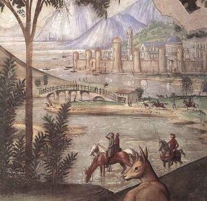 Stigmata of St Francis (detail 2) 1482-85
