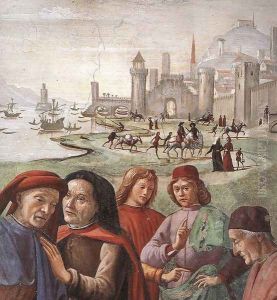 Renunciation of Worldly Goods (detail 1 ) 1482-85