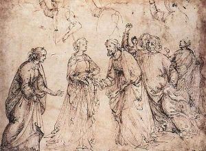 Study (2) 1486 by Ghirlandaio Domenico