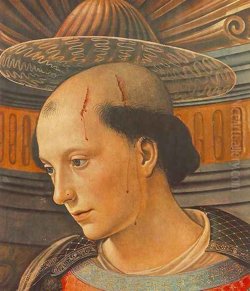 St Stephen (detail) 1490-94 - view 1