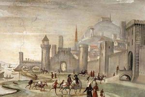 Renunciation of Worldly Goods (detail 2) 1482-85 by Ghirlandaio Domenico