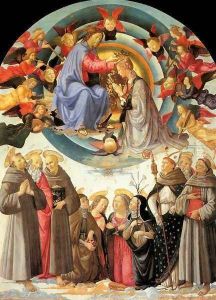 Coronation of the Virgin 1486 by Ghirlandaio Domenico