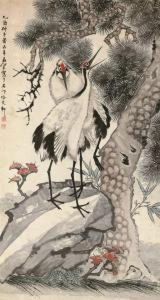 Two Cranes by Ren Xun