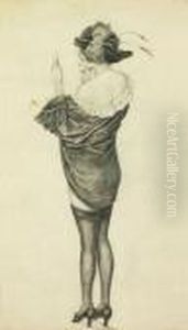"dama Elegante" by Luis Muriel Y Lopez