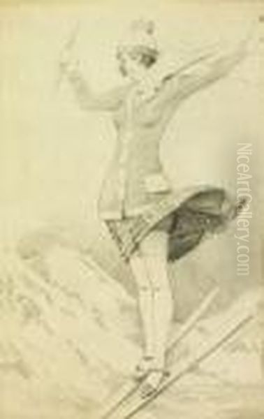 "dama Esquiando" - view 1