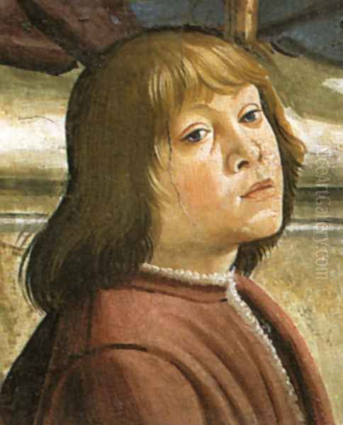 Angelo Poliziano e Giuliano de' Medici (detail) - view 1