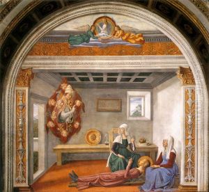 Announcement of Death to St Fina