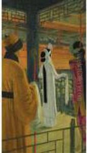Opera In Peking by Aleksandr Evgen'evich Iakovlev