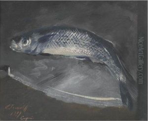 Still Life With Fish by Aleksandr Evgen'evich Iakovlev