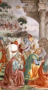 Adoration of the Magi (detail) by Ghirlandaio Domenico