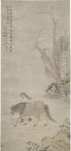 Horse And Rider by Hua Yan