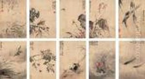 Insects, Shrimp And Fish by Hua Yan