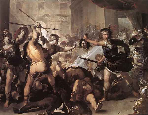 Perseus Fighting Phineus and his Companions c. 1670 - view 1