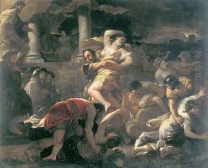 Il ratto delle Sabine (The rape of the Sabine women) by Luca Giordano