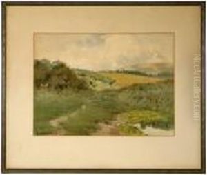 Landscape With Rolling Hills by Sydney Jones Yard