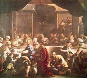 The Wedding Feast at Cana by Luca Giordano