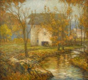 House By A River, Autumn by Cullen Yates