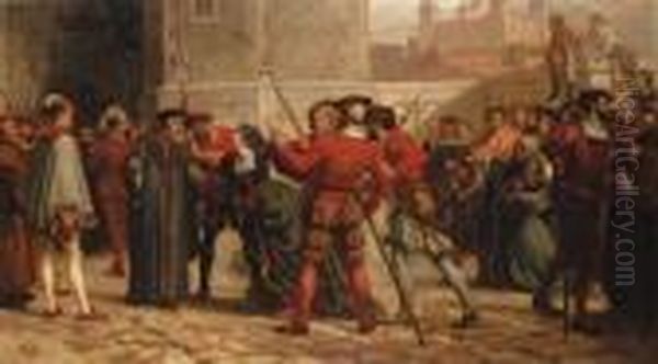 The Meeting Of Sir Thomas More With His Daughter After His Sentenceof Death - view 1