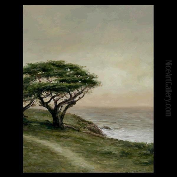 Sunset At Cypress Point. - view 1
