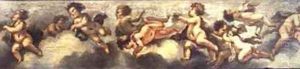 Putti disporting 3