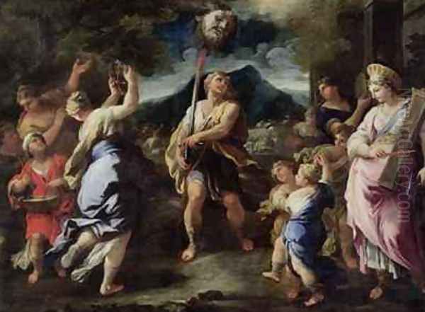 Triumph of David - view 1