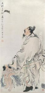 Zhong Kui by Ren Yi