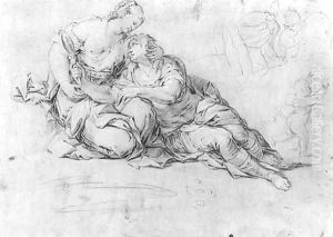Rinaldo and Armida by Luca Giordano