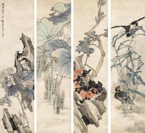 Four Seasons: Birds And Flowers - view 1
