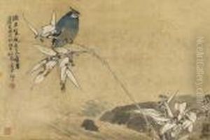 Bamboo And Bird by Ren Yi