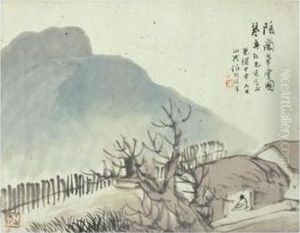 Gailan Thatched Hall by Ren Yi