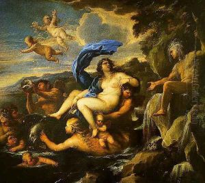 The Triumph of Galatea with Acis Transformed into a Spring by Luca Giordano