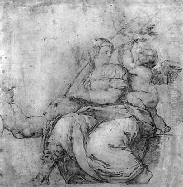 An Allegory of Fortitude, after Raphael - view 1