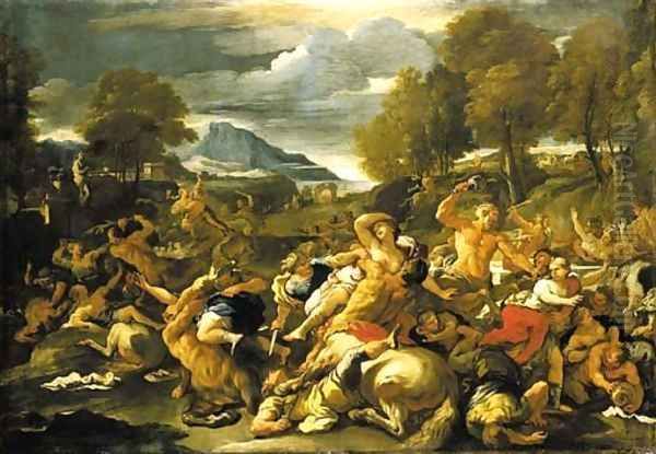 The Battle of the Lapiths - view 1