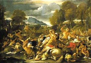 The Battle of the Lapiths by Luca Giordano