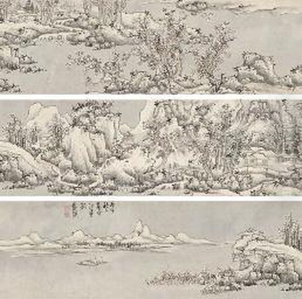 Fishing In Winter - view 1