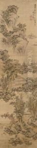 Landscape After Wang Meng by Lan Ying