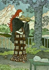 A Musician by Eugene Grasset