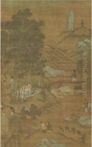 Landscape by Qiu Ying