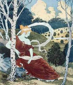 In the Woods from LEstampe Moderne by Eugene Grasset