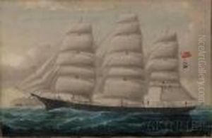 Portrait Of The British Ship J.d. Everett