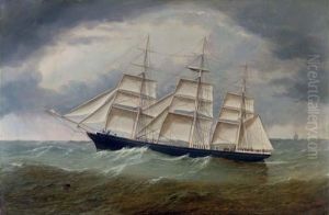 The Three-masted Ship Lucile Of Rockland The Three-masted Ship Lucile Of Rockland