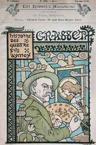 Portrait of Eugene Grasset 1841-1917 from Les Hommes dAujourd hui by Eugene Grasset
