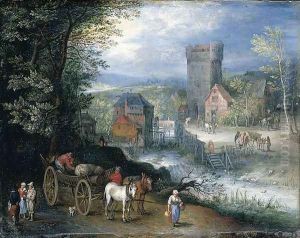 River Landscape by Pieter Gijsels