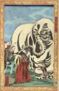 Shashinkyo Daizo Zu (picture Of A Large Elephant)